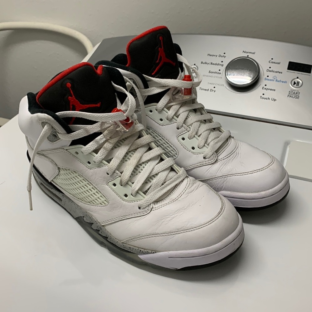 Jordan 5 White Cement